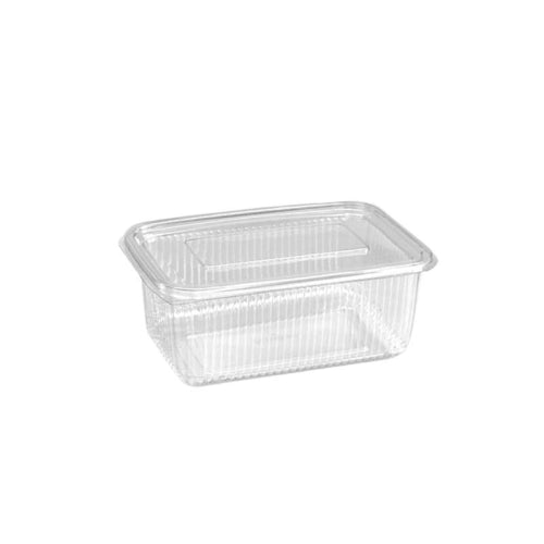 1000ML Hinged Transparent Container ( Pack Of 50 Pcs )