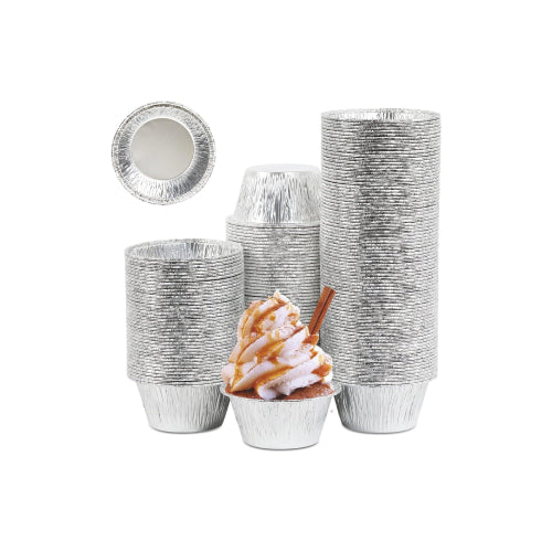140 Ml Aluminium Foil Disposable Cups | Lava Cupcake ( Pack Of 100 Pcs )