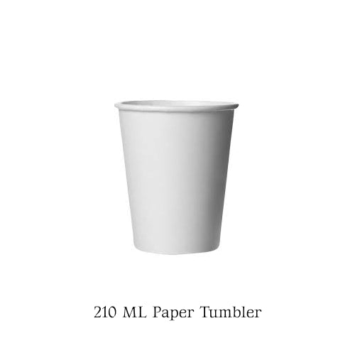 Disposable White Paper Cup | 210ML | 110ML | 90ML | Pack Of 70 Pcs