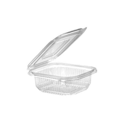 500ML Hinged Transparent Container ( Pack Of 50 Pcs )