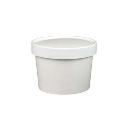 350ML Paper Container With Lid ( Pack Of 50 pcs )
