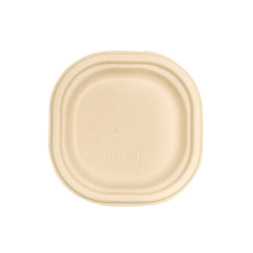 6" Sugarcane Bagasse Disposable Plate ( Pack Of 125 Pcs )