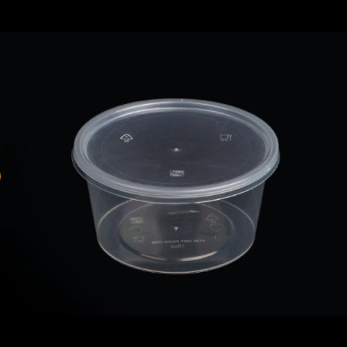 450ML Round PP Container ( Pack Of 50 Pcs )