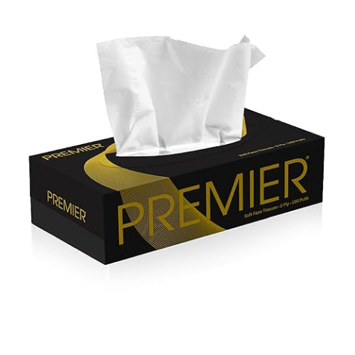 Premier Face Tissue ( 100 Pulls 2 Ply )