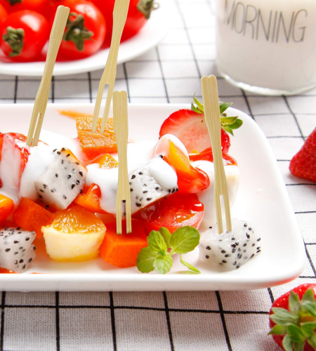 Wooden Fruit Fork ( Pack Of 100 Pcs )