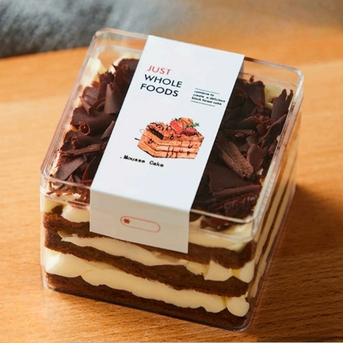 Acrylic Container ( D - 62 ) ( Pack of 64 pcs )