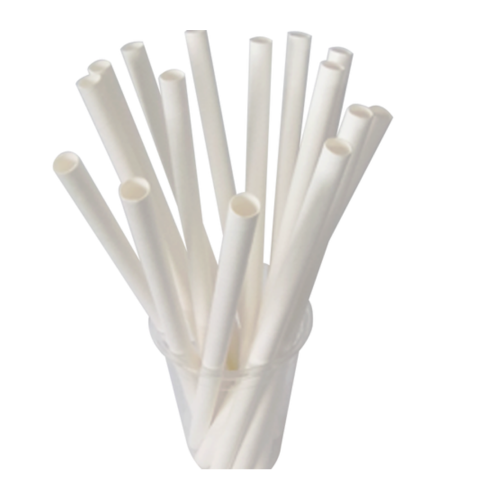 Paper Straws 10 mm, (Pack of 100)