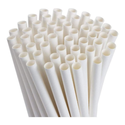 Paper Straws 8 mm, (Pack of 100)