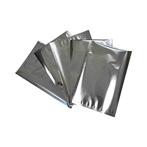 Aluminium Foil Silver Pouches For Food, Tea, Juice Packaging Hot & Cold Silver Storage Pouch