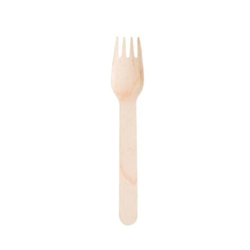 Wooden Fork, 160 mm (Pack of 100)