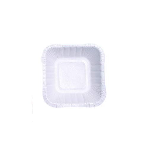Disposable 4 X 4 Square Plate ( Pack Of 50 Pcs )