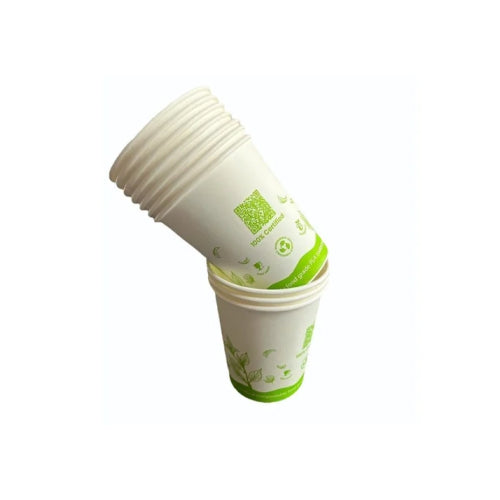 Biodegradable Disposable Paper Tumbler  110ml & 210ml ( Pack Of 50 Pcs )