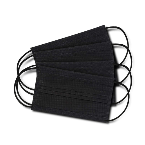 Disposable Face Mask Black & Blue ( Pack Of 100 Pcs )