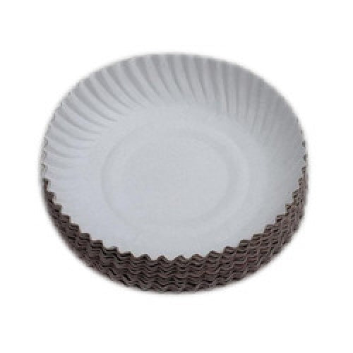 Disposable Thick Paper Plates ( Pack Of 25 Pcs )