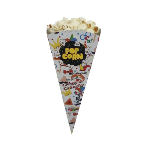 Paper Popcorn Cone ( Pack Of 100 Pcs )